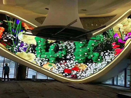 室內(nèi)全彩異形屏