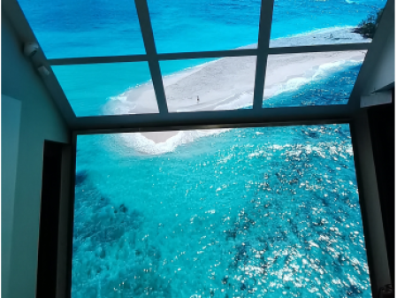 銘新街P1.86安裝完畢，0.96x0.96x6，3.2x2.08m