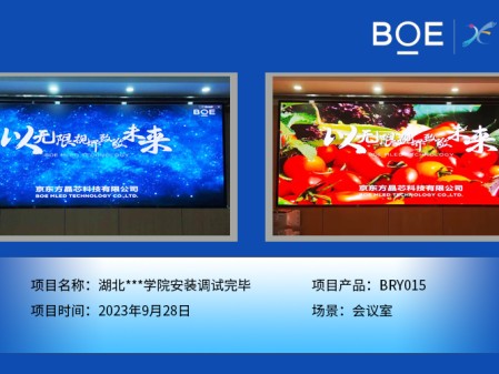 湖北**學院會議室BRY015安裝調(diào)試完畢（1）