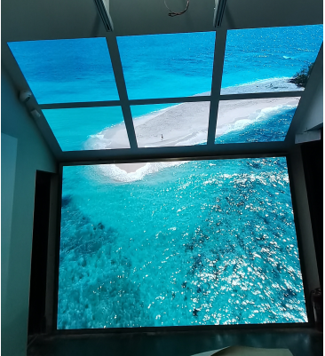 銘新街P1.86安裝完畢，0.96x0.96x6，3.2x2.08m