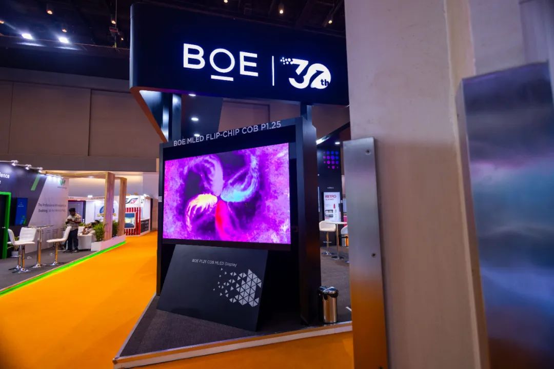 BOE MLED COB卓越畫質亮相國際舞臺